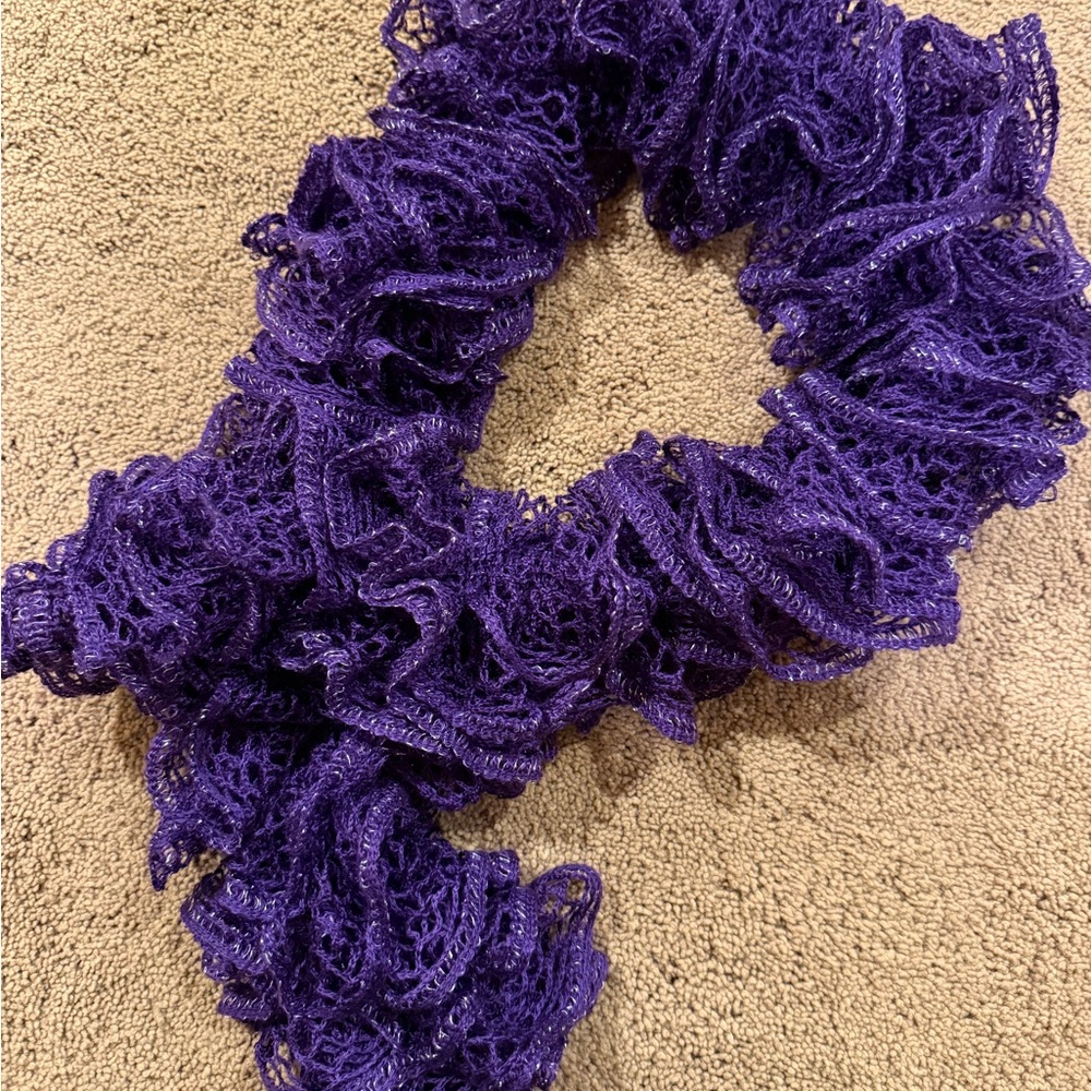 Warm Chic Purple Scarf